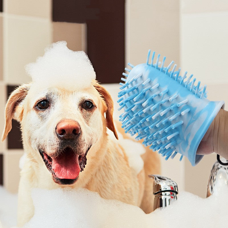 2 In 1 Dog Paw Cleaner Cup Soft Pet Dog Foot Cleaning Washer Brush Cup Portable Pet Foot Washer Paw Clean Brush Foot Cleaning Bucket Pet Products – 4 | EcoPaws UK