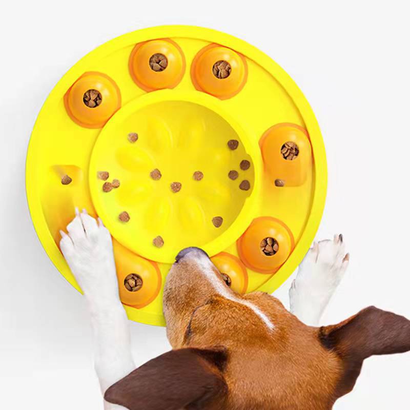 Dog Puzzle Slow Feeder Toy – Interactive IQ Food Dispenser with Non-Slip Base for Dogs & Cats – 4 | EcoPaws UK