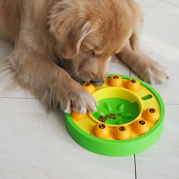 Dog Puzzle Slow Feeder Toy – Interactive IQ Food Dispenser with Non-Slip Base for Dogs & Cats – 7 | EcoPaws UK