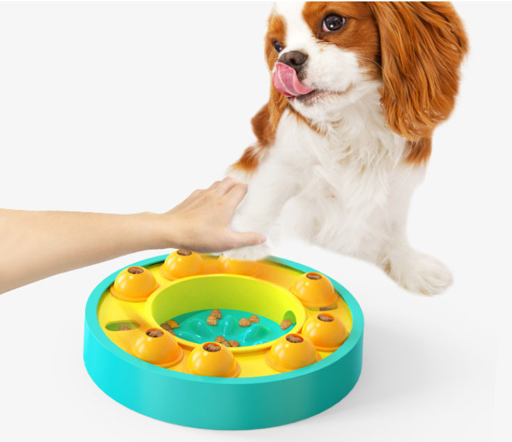 Dog Puzzle Slow Feeder Toy – Interactive IQ Food Dispenser with Non-Slip Base for Dogs & Cats – 9 | EcoPaws UK
