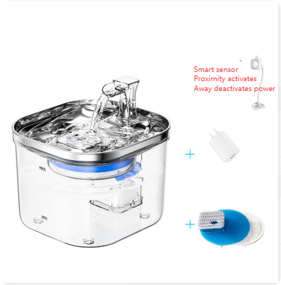 Stainless Steel Pet Water Fountain – Automatic Circulation Dispenser for Cats & Dogs – 4 | EcoPaws UK