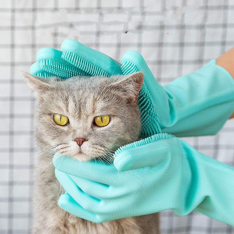 EcoPaws Pet Grooming Glove — Deshedding Brush & Massage for Dogs & Cats – 1 | EcoPaws UK
