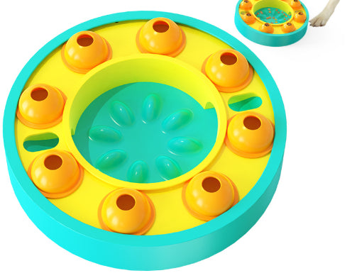 Dog Puzzle Slow Feeder Toy – Interactive IQ Food Dispenser with Non-Slip Base for Dogs & Cats – 2 | EcoPaws UK