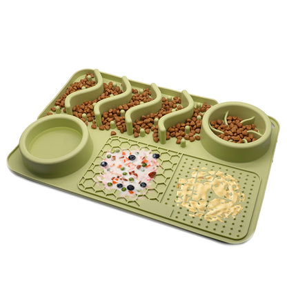 Dog Silicone Licking Pad — Pet Lick Mat | Multifunctional Slow Feeder & Anxiety Relief