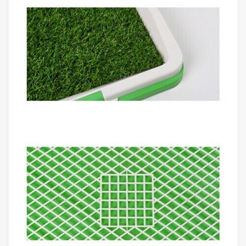 Indoor Dog Toilet Training Mat — Grass Potty Pad with Tray for Puppies & Dogs – 2 | EcoPaws UK