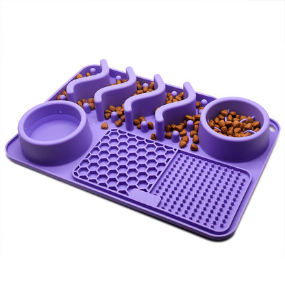 Dog Silicone Licking Pad — Pet Lick Mat | Multifunctional Slow Feeder & Anxiety Relief