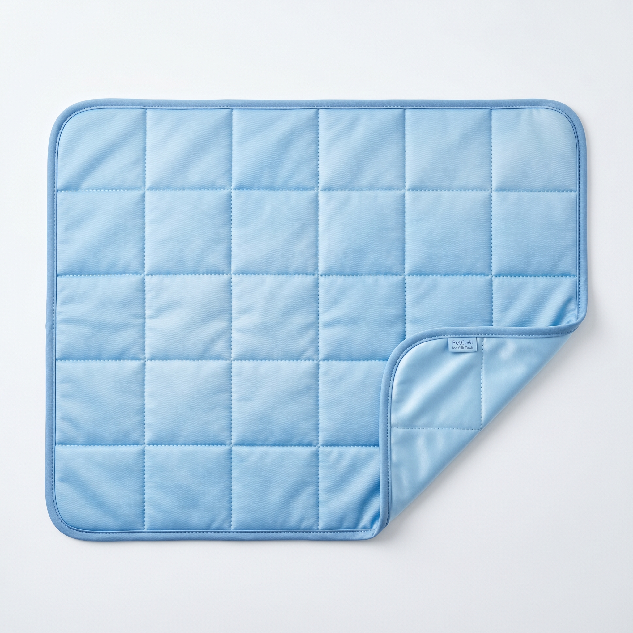 EcoPaws Ice Silk Cooling Mat - Blue