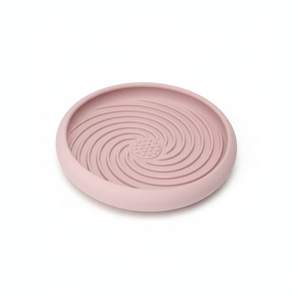 EcoPaws Silicone Lick Mat — Vortex Bowl Pink